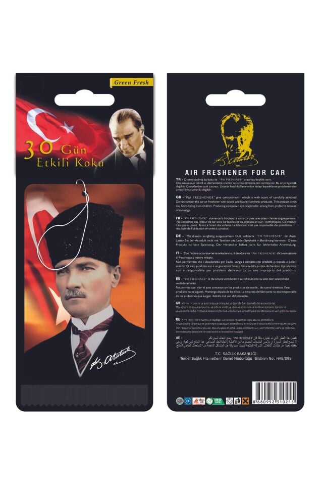 Mustafa Kemal Atatürk Görselli̇ Dekorati̇f Hedi̇yeli̇k Oto Kokusu Ve Aksesuari