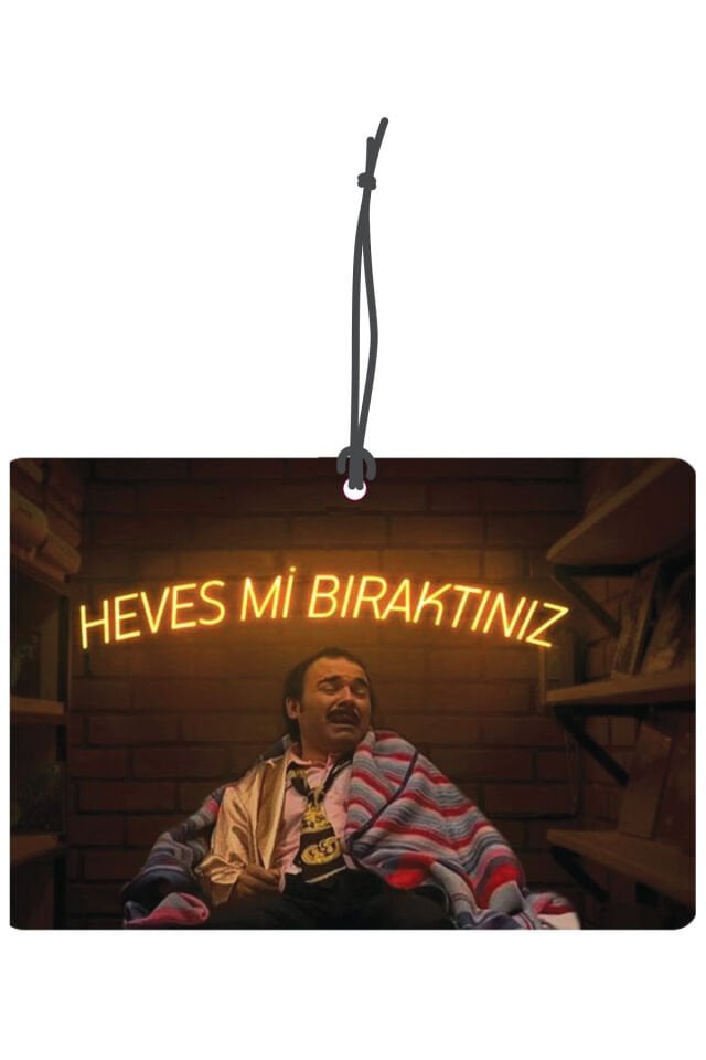 ByMeyla Hevesmi Bıraktınız Burhan Görselli Dekoratif Oto Kokusu ve Aksesuar Seti