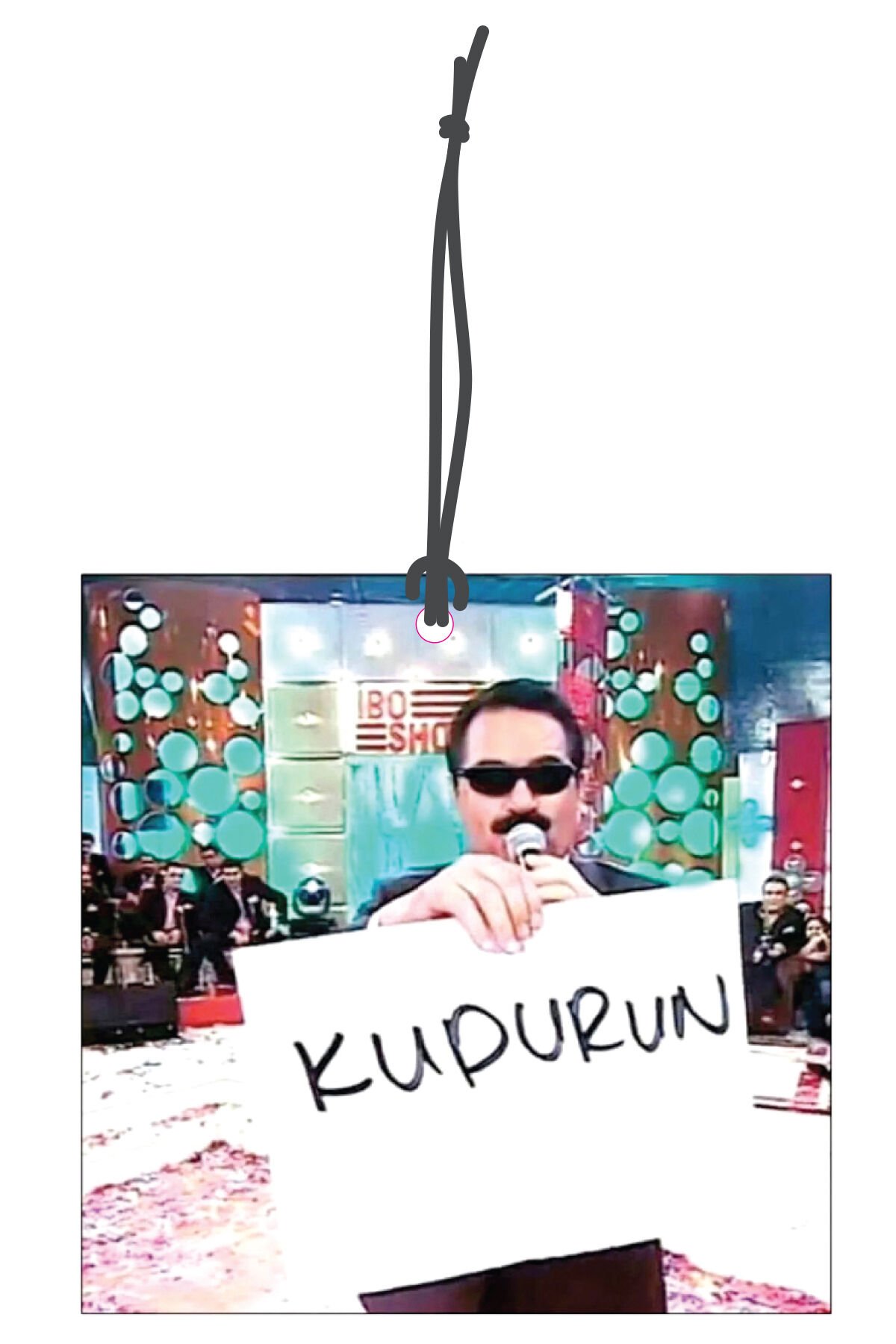 ByMeyla İbrahim Kudurun Görselli Dekoratif Oto Kokusu ve Aksesuar Seti