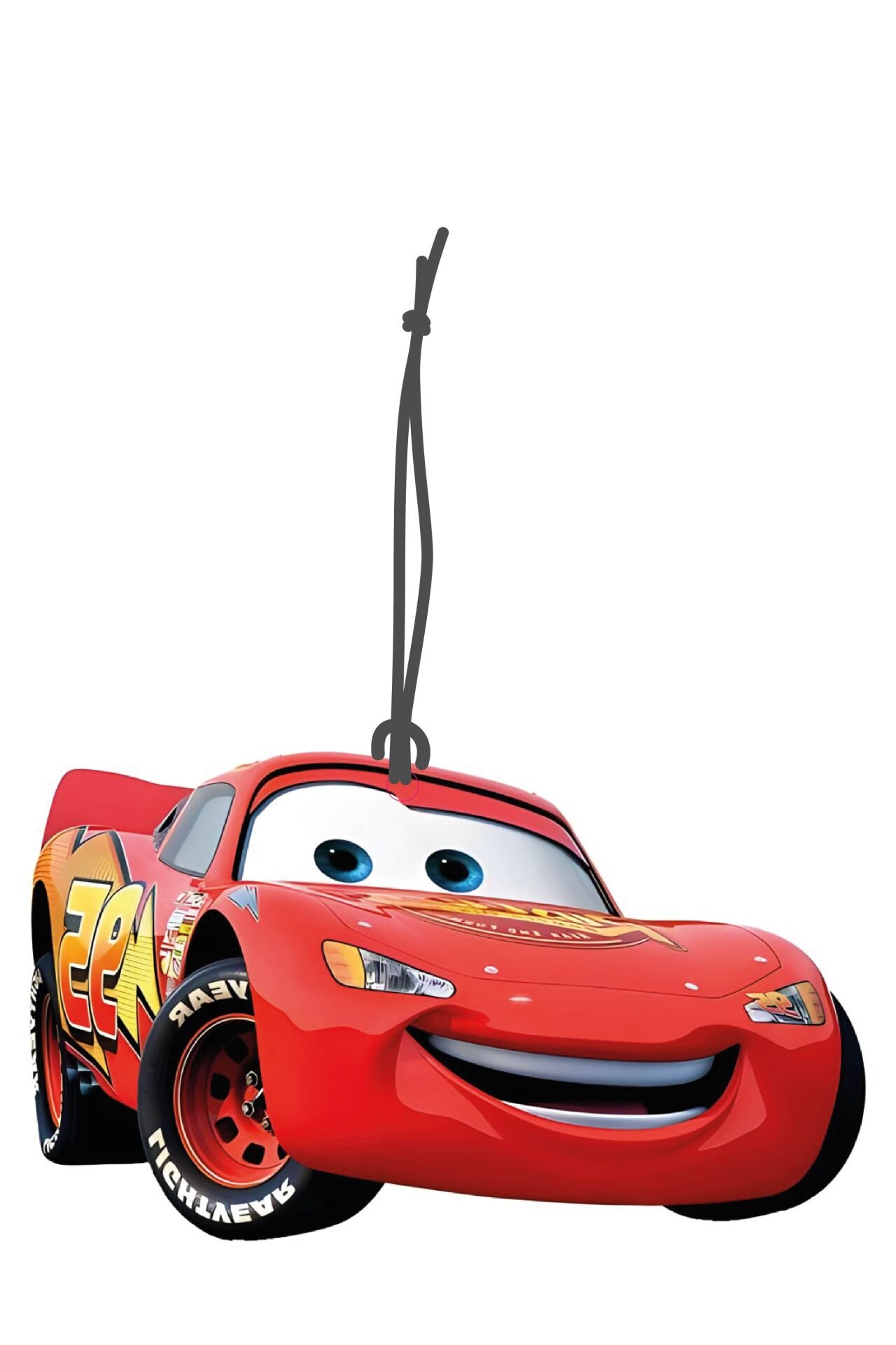 ByMeyla Şimşek Mc Queen Görselli Dekoratif Oto Kokusu ve Aksesuar Seti