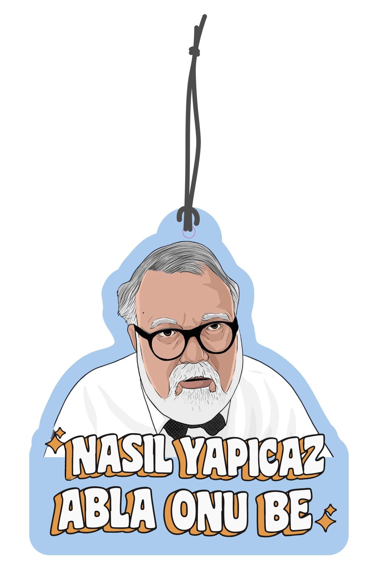 ByMeyla Celal Nasıl Yapıcaz Abla Onu Görselli Dekoratif Oto Kokusu ve Aksesuar Seti