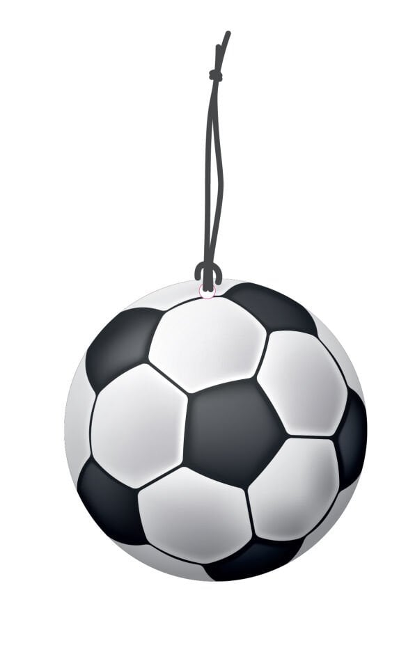 ByMeyla Siyah Beyaz Futbol Topu Görselli Dekoratif Oto Kokusu ve Aksesuar Seti