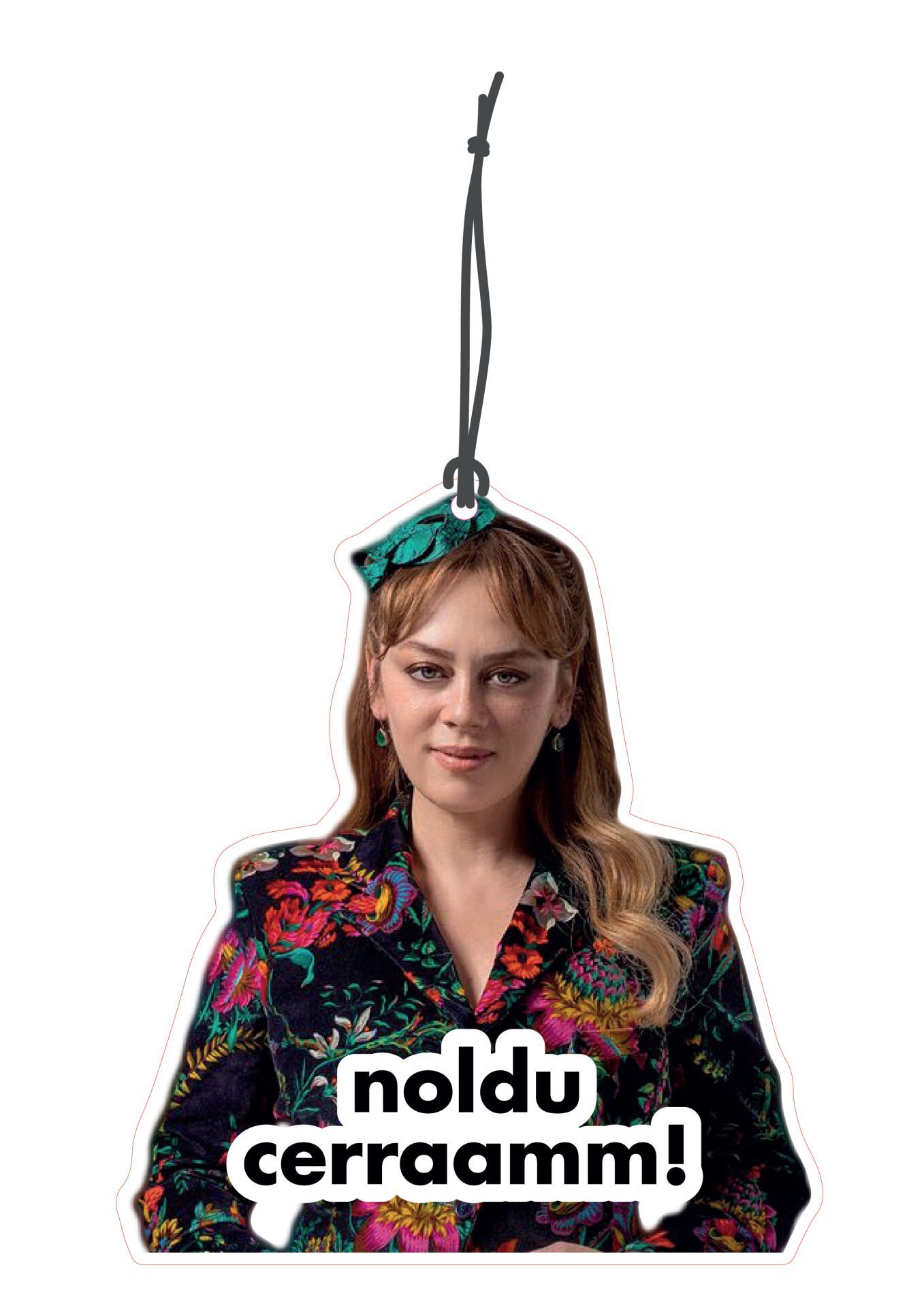 ByMeyla Bahar Dizisi Noldu Cerram Görselli Dekoratif Oto Kokusu ve Aksesuar Seti