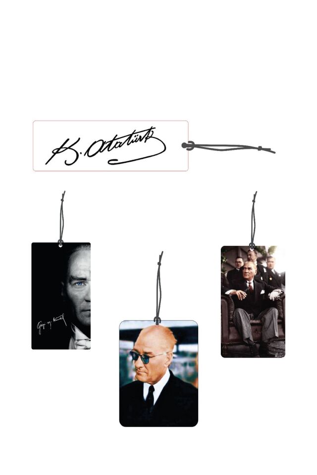En Çok Sevilen 4'lü Atatürk Serisi Oto Kokusu ve Oto Aksesuarı