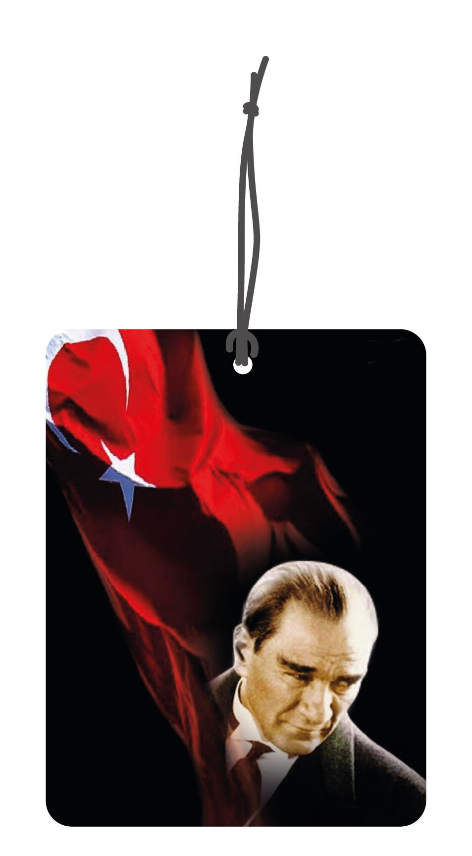 ByMeyla Atatürk Görselli Çift Yönlü Dekoratif Oto Kokusu ve Oto Aksesuarı