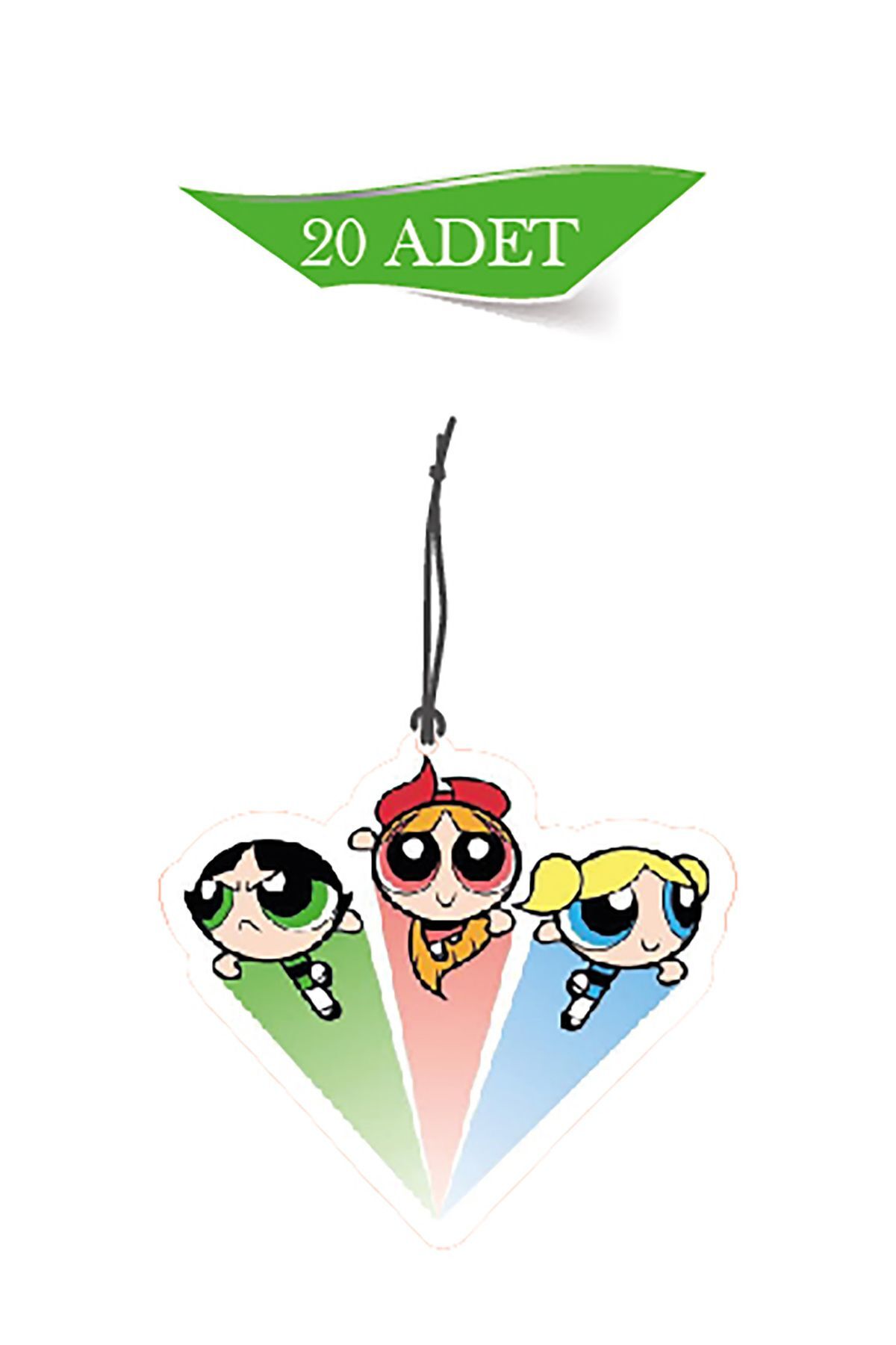 Powerpuff Girls Bubbles Tasarımlı 20'li Oto Kokusu ve Oto Aksesuarı