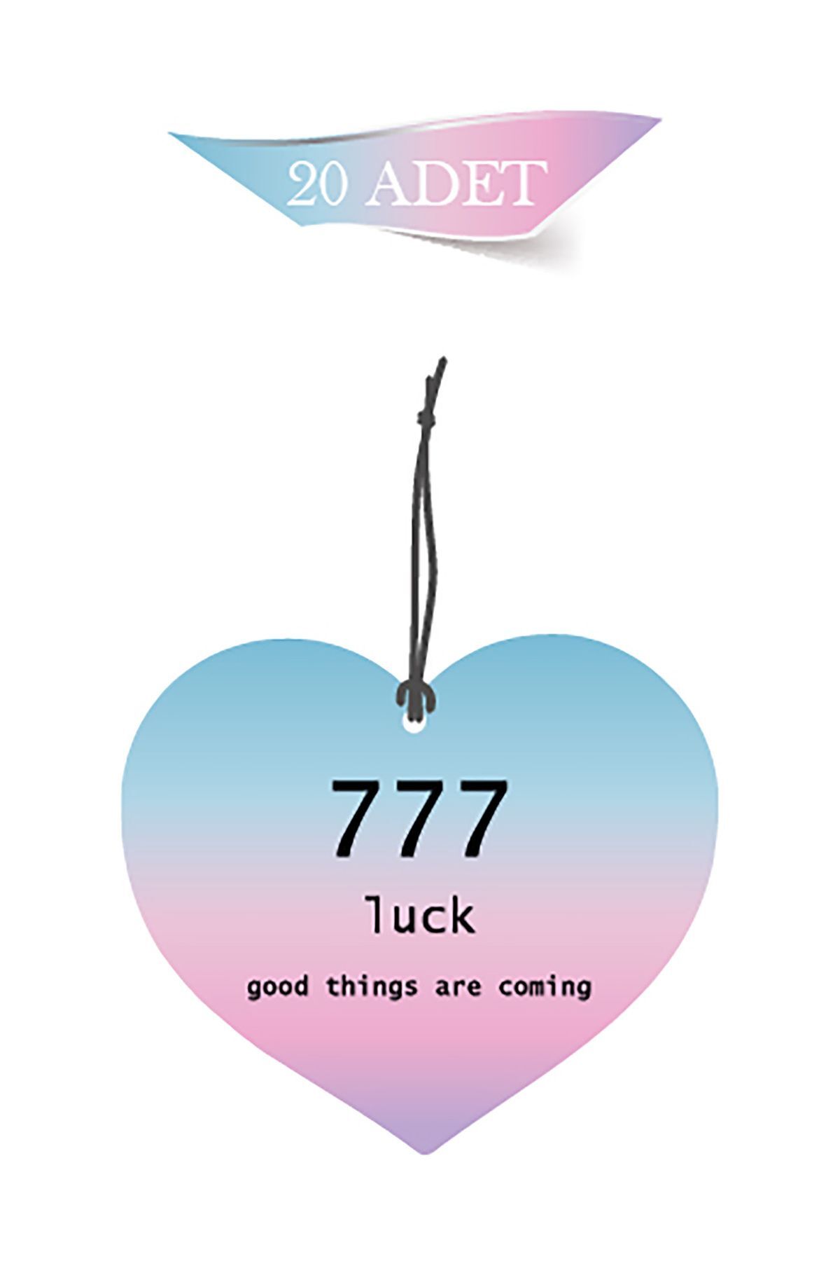 777 Luck Şans Tasarımlı 20'li Oto Kokusu ve Oto Aksesuarı