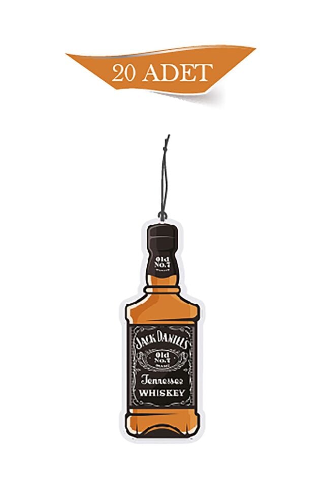 Jack Daniels Viski Tasarımlı 20'li Oto Kokusu ve Oto Aksesuarı