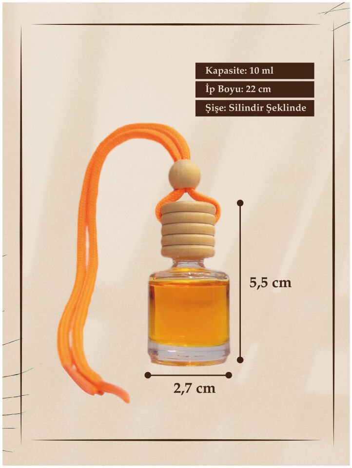 TURUNCU ERKEK PARFÜMÜ ESANSLI OTO KOKUSU VE AKSESUARI