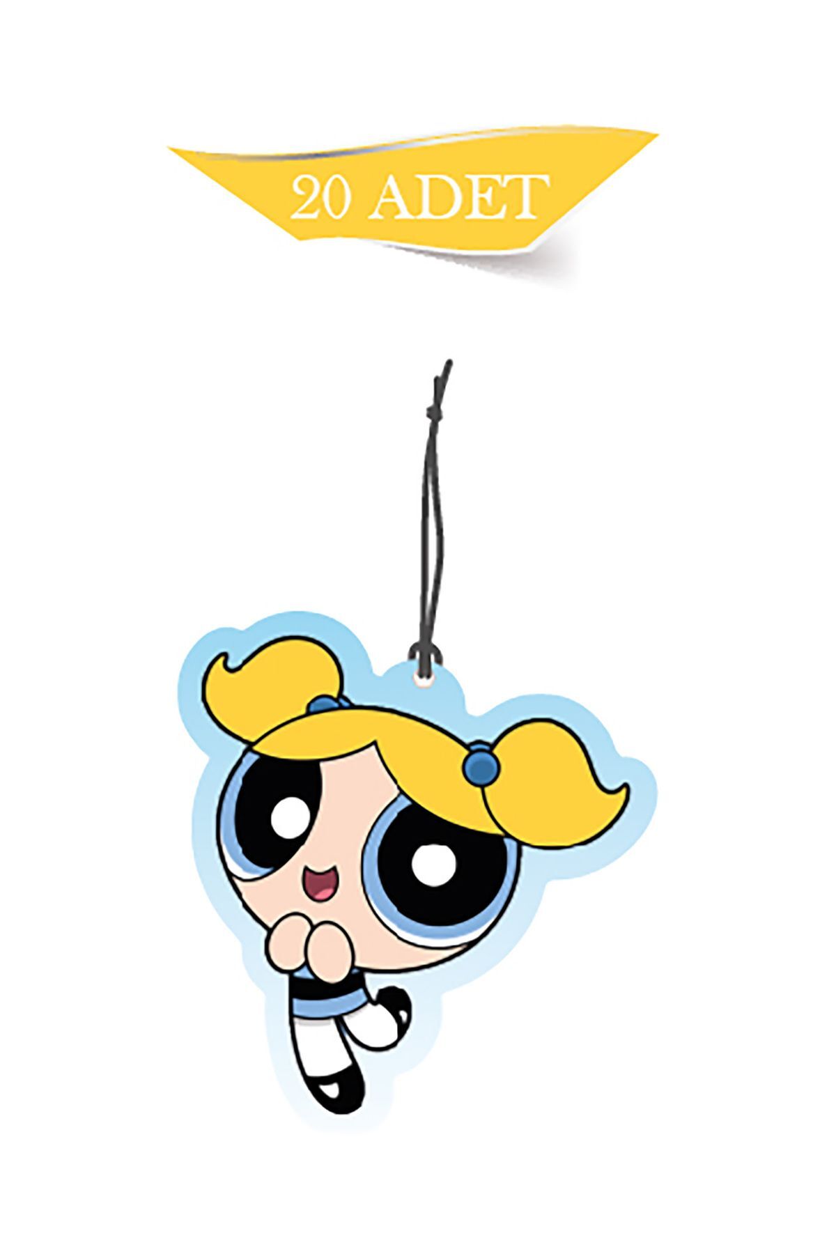 Powerpuff Girl Bubbles Tasarımlı 20'li Oto Kokusu ve Oto Aksesuarı