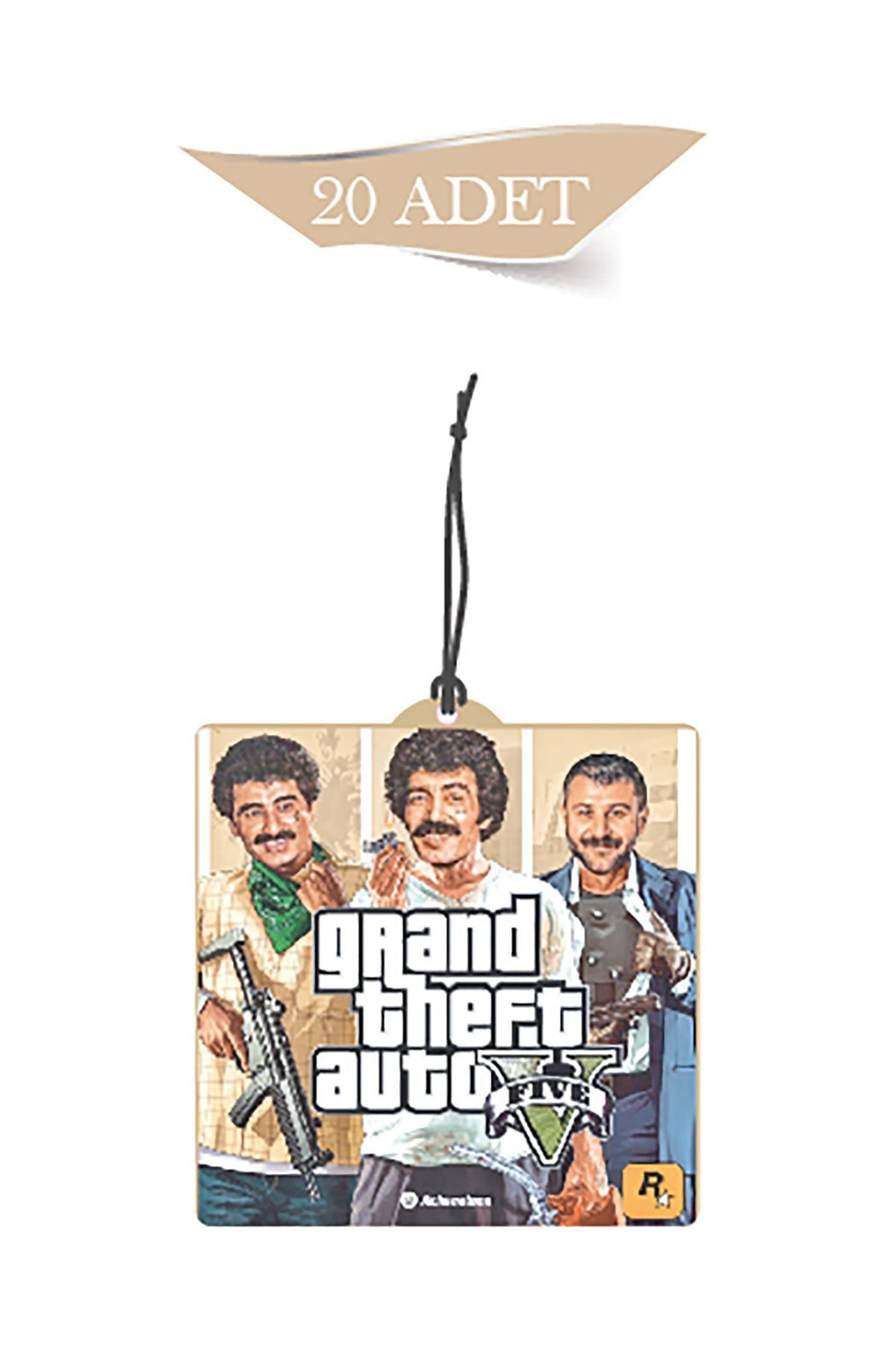 GTA Müslüm Baba Tasarımlı 20'li Oto Kokusu ve Oto Aksesuarı