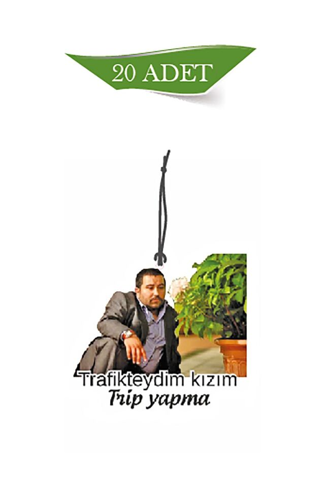 Kolpaçino Tafikteyim Kızım Tasarımlı 20'li Oto Kokusu ve Oto Aksesuarı