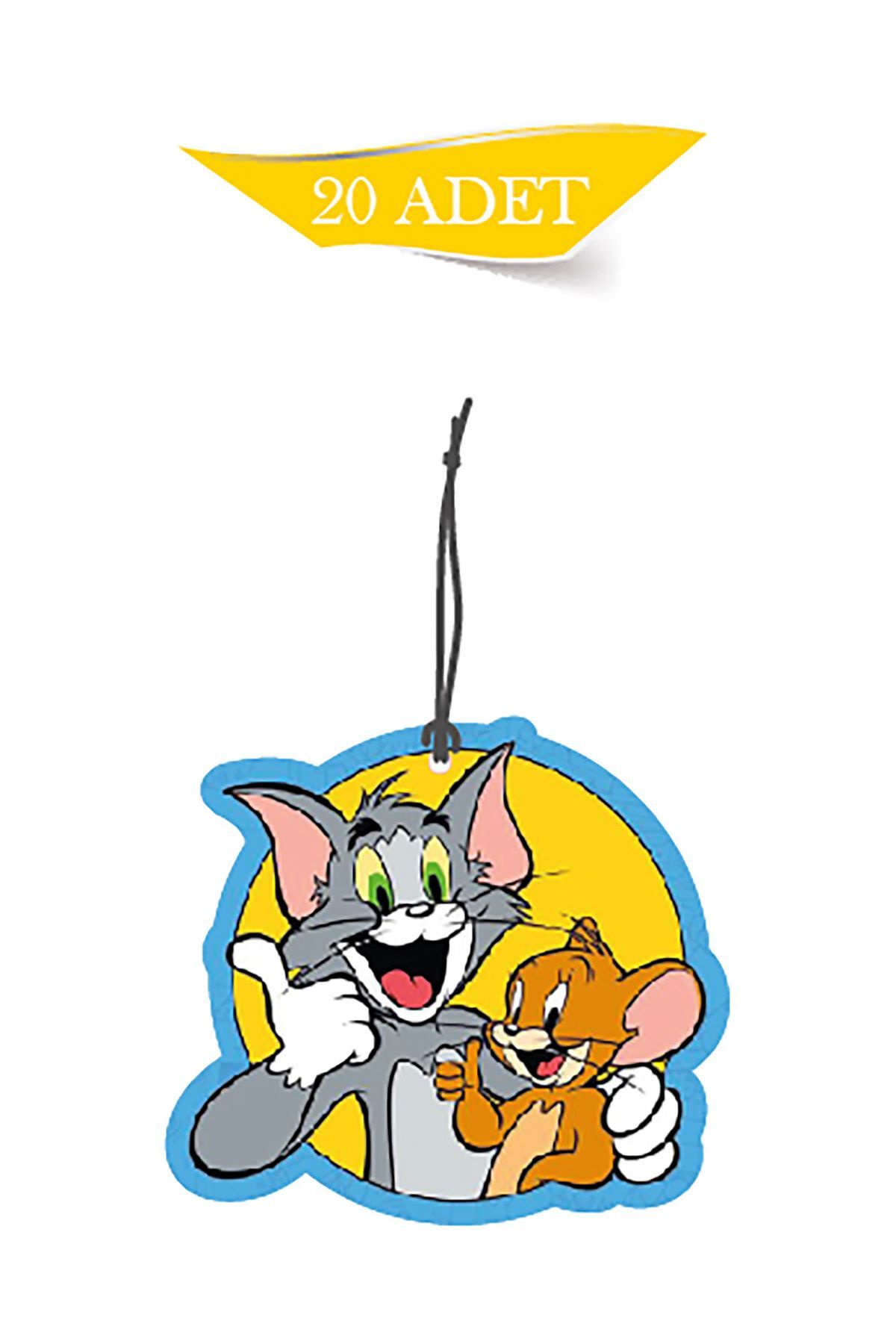 Tom ve Jerry Komik Tasarımlı 20'li Oto Kokusu Ve Oto Aksesuarı