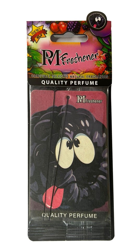 SEVİMLİ BÖĞÜRTLEN GÖRSELLİ VE BÖĞÜRTLEN ESANSLI OTO KOKUSU VE AKSESUARI