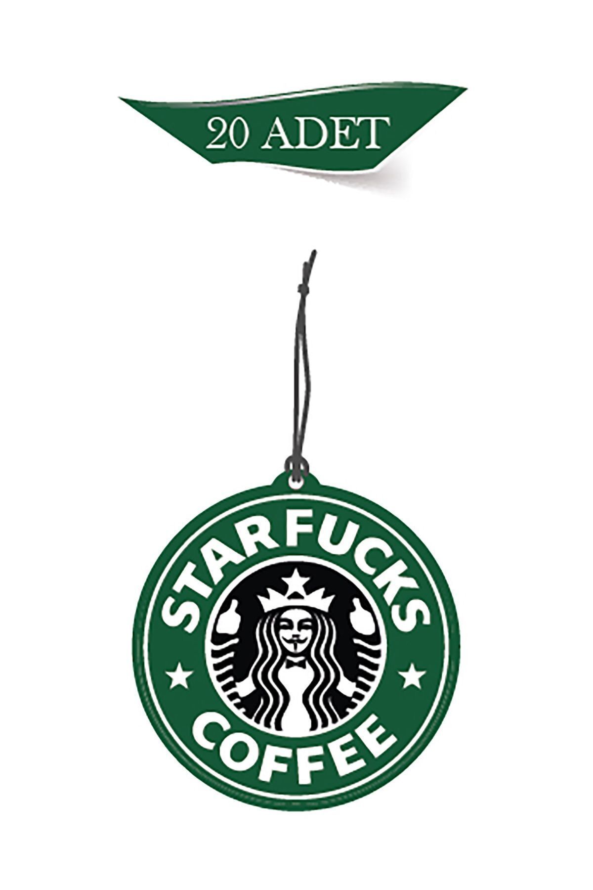 Starbucks Tasarımlı 20'li Oto Kokusu Ve Oto Aksesuarı