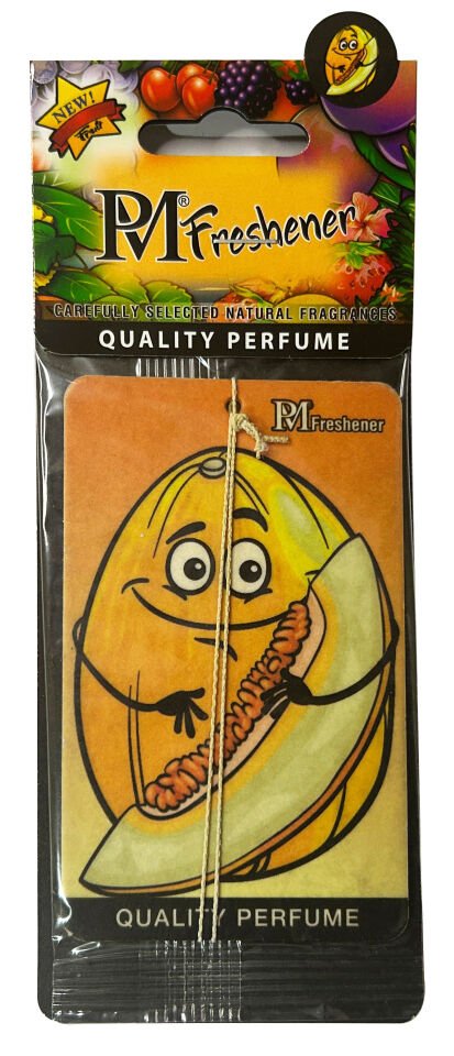 SEVİMLİ KAVUN GÖRSELLİ VE KAVUN ESANSLI OTO KOKUSU VE AKSESUARI