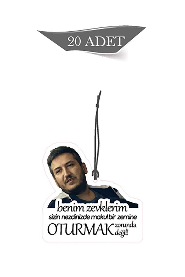 Gibi Dizisi Benim Zevklerim Tasarımlı 20'li Dekoratif Oto Kokusu Ve Oto Aksesuarı