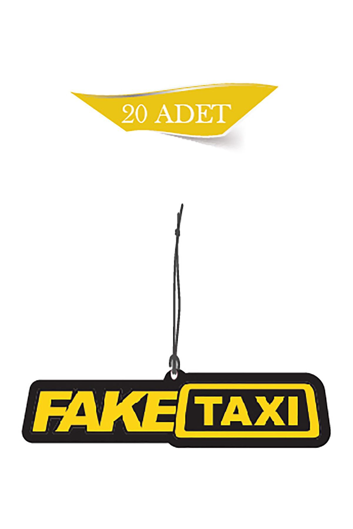 Fake Taxi Tasarımlı 20'li Dekoratif Oto Kokusu Ve Oto Aksesuarı