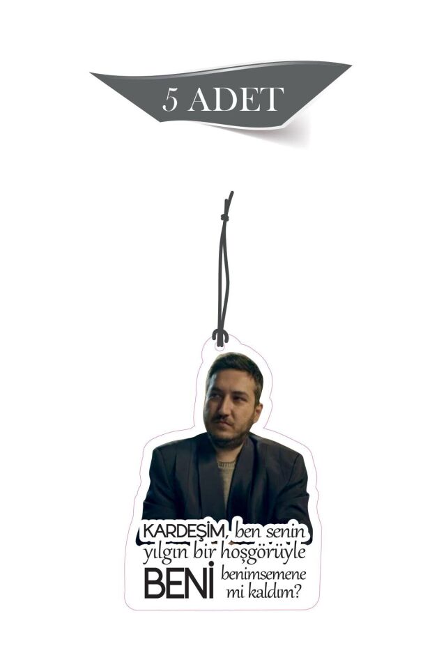 Feyyaz Yiğit 5'li Dekoratif Oto Kokusu ve Oto Aksesuarı