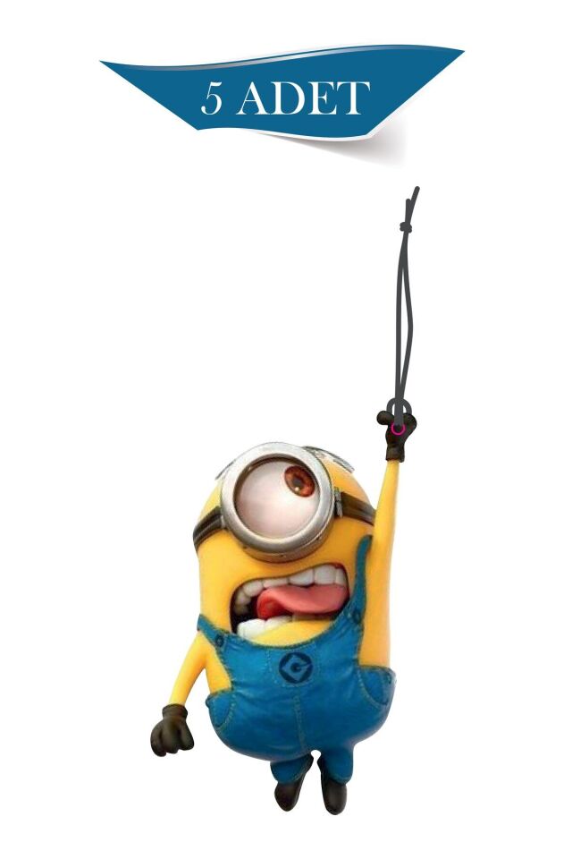 Minion 5'li Dekoratif Oto Kokusu ve Oto Aksesuarı