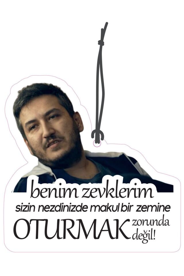 Feyyaz Yiğit benim zevklerim Tasarımlı Dekoratif Oto Kokusu ve Oto Aksesuarı