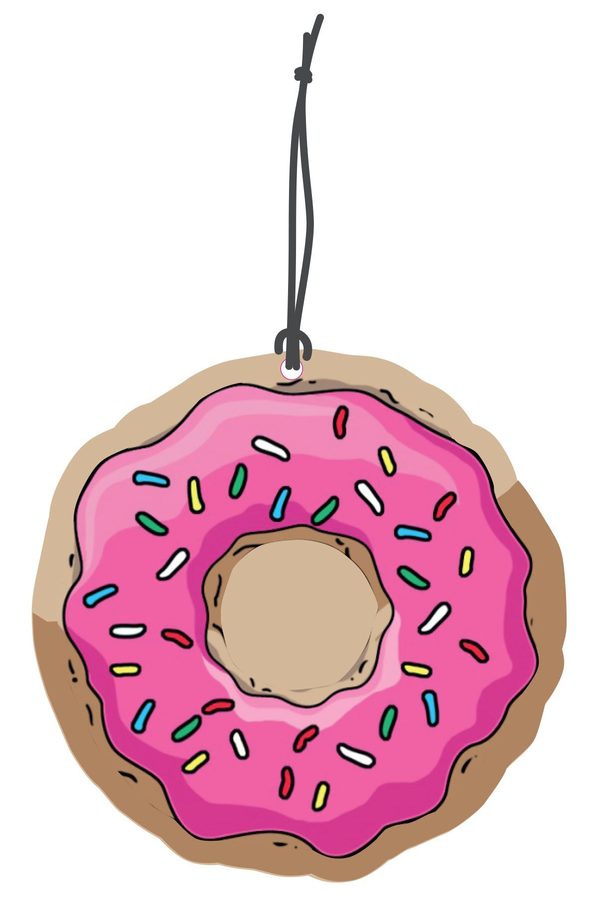 Donut Tasarımlı Dekoratif Oto Kokusu ve Oto Aksesuarı