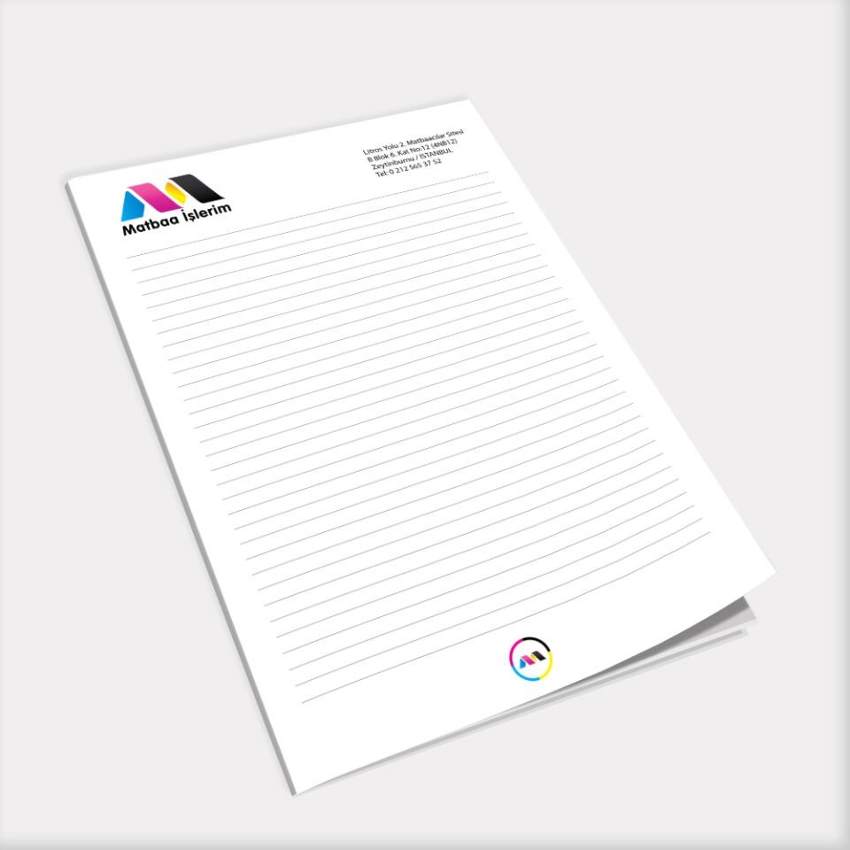 500 Adet Tutkallı Bloknot – Pratik, Minimal ve Çok Amaçlı Not Kağıdı