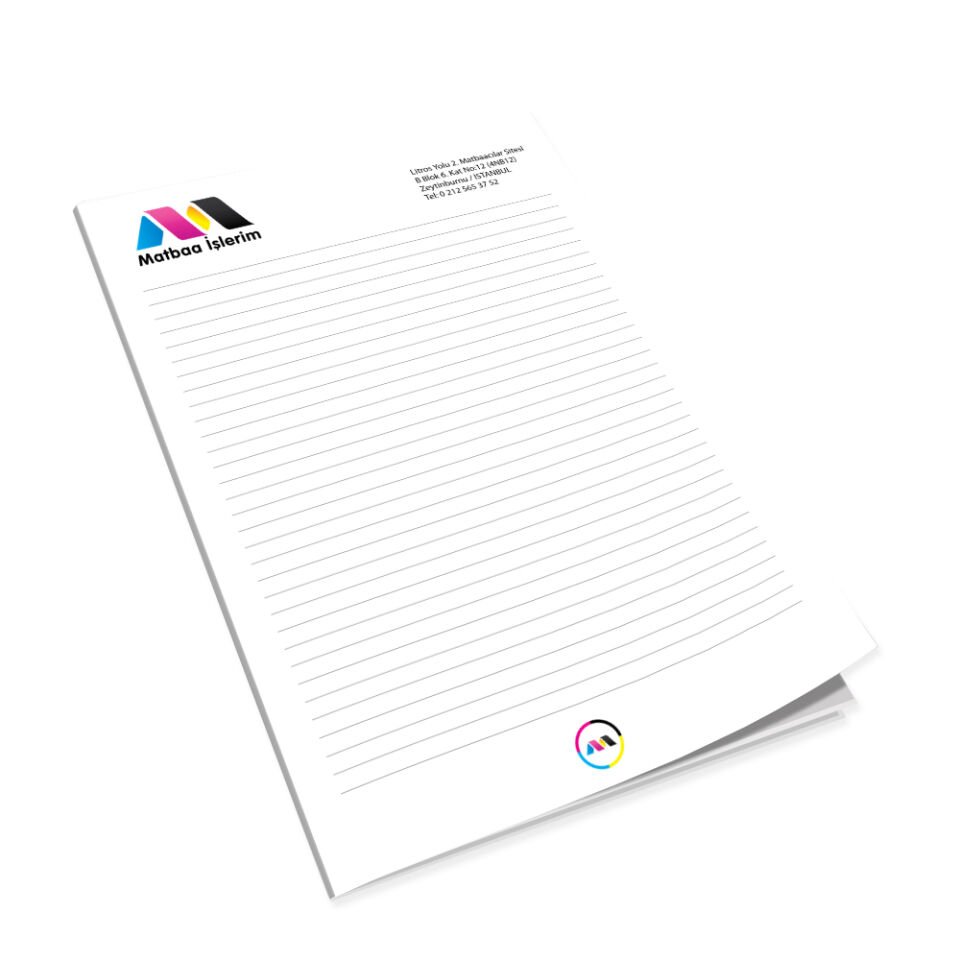 500 Adet Tutkallı Bloknot – Pratik, Minimal ve Çok Amaçlı Not Kağıdı