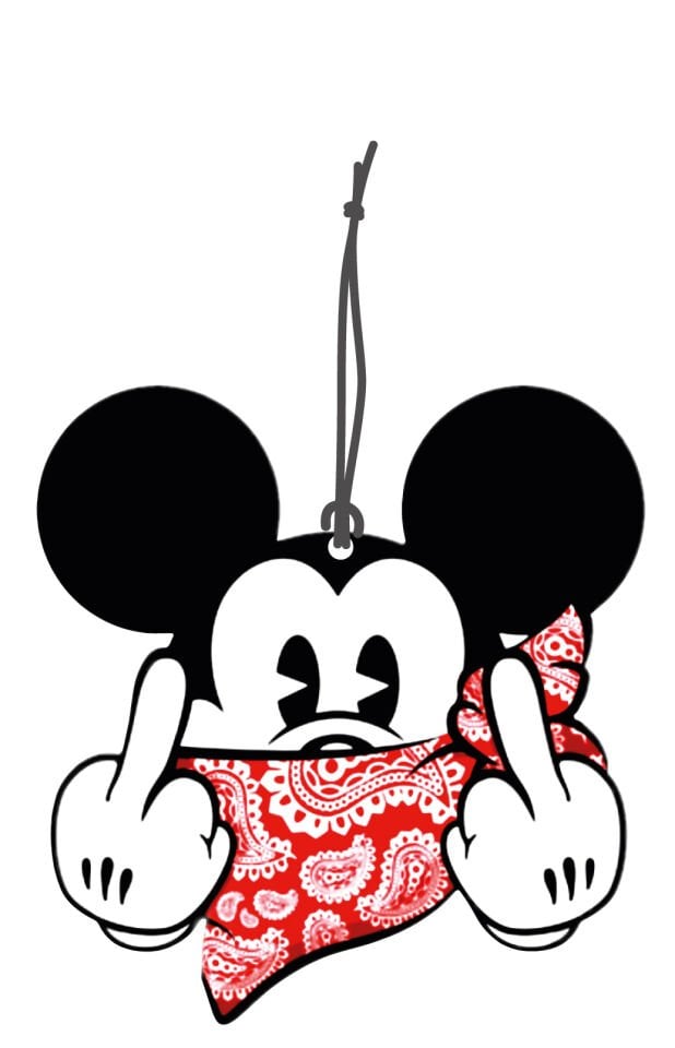 ByMeyla Mickey Mouse Görselli Dekoratif Oto Kokusu ve Aksesuar Seti