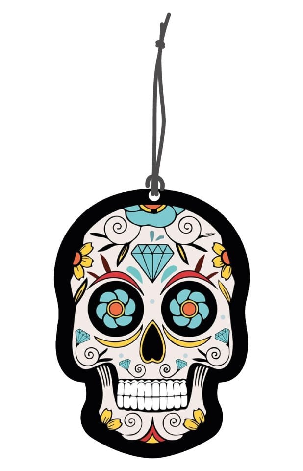 ByMeyla Kuru Kafa Görselli Dekoratif Oto Kokusu ve Aksesuar Seti