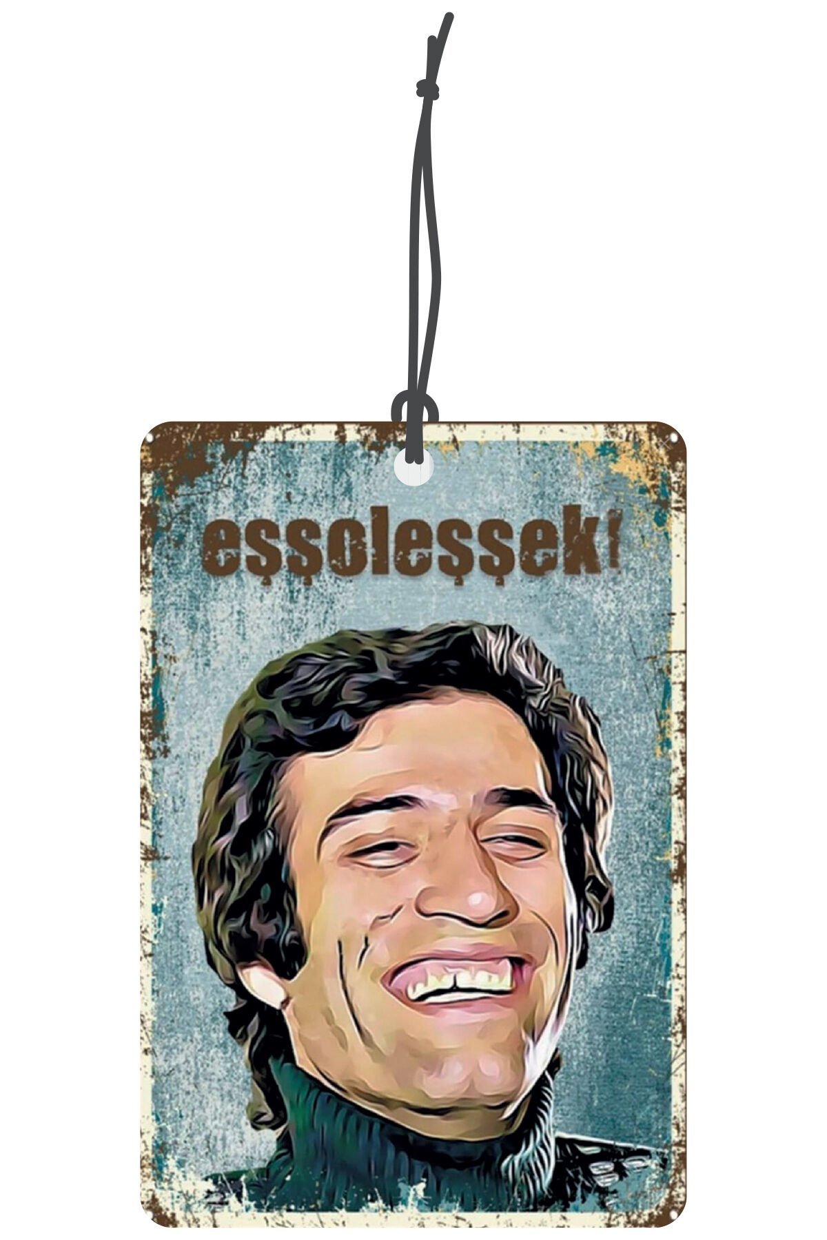 ByMeyla İnek Şaban Eşşolaeşek Görselli Dekoratif Oto Kokusu ve Aksesuar Seti