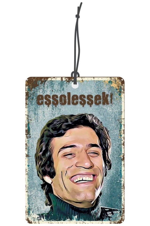 ByMeyla İnek Şaban Eşşolaeşek Görselli Dekoratif Oto Kokusu ve Aksesuar Seti