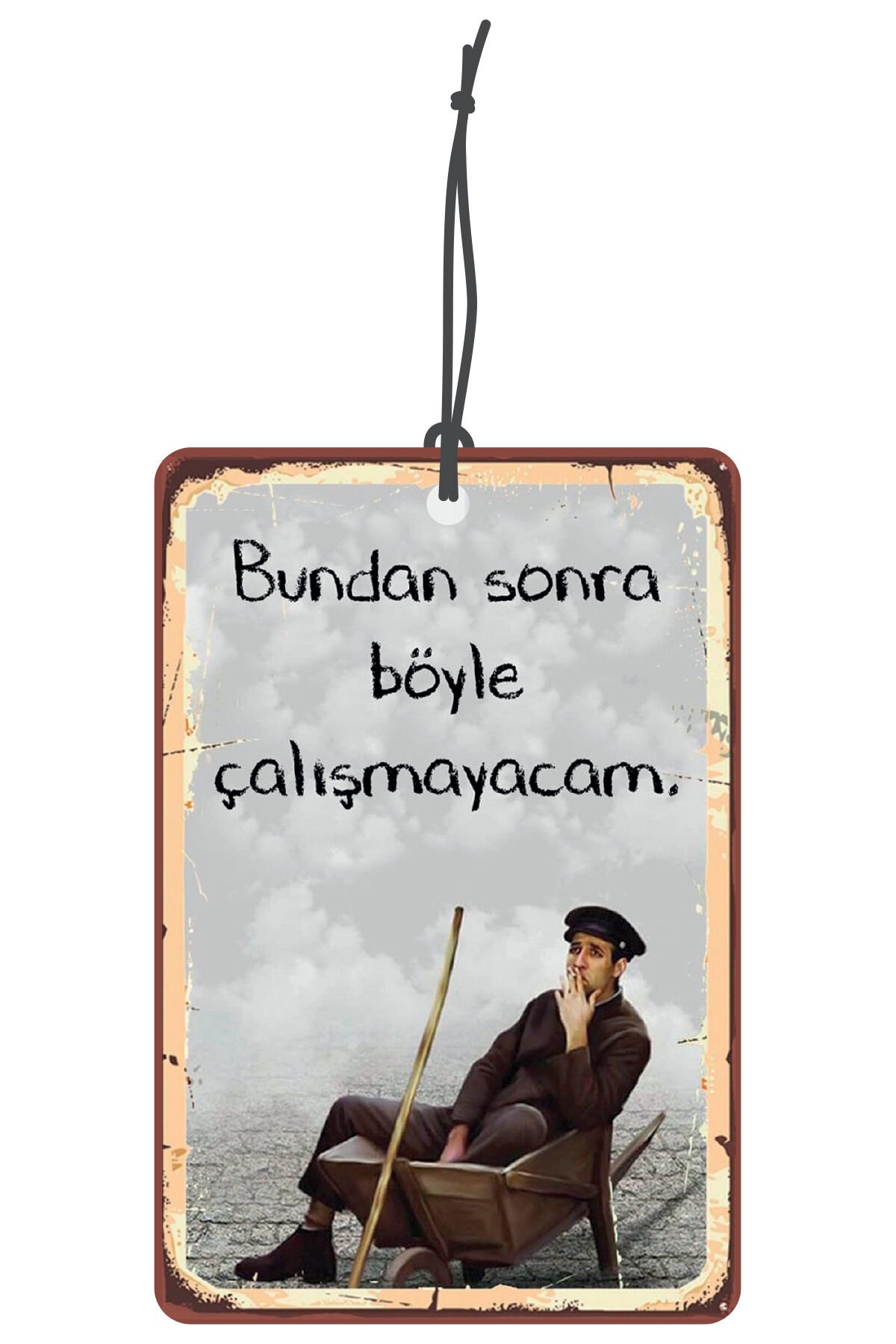 ByMeyla Çöpçüler Kralı Görselli Dekoratif Oto Kokusu ve Aksesuar Seti