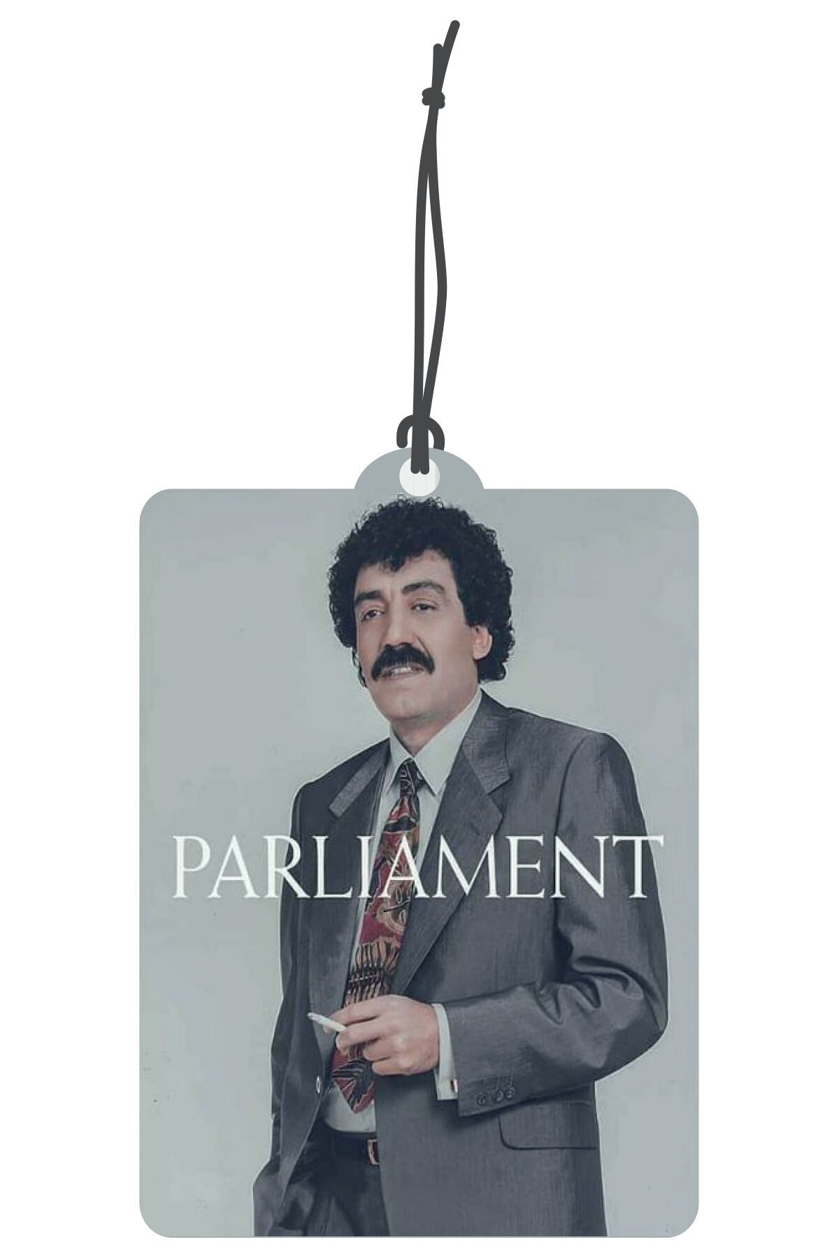 ByMeyla Müslüm Baba Parlıament Görselli Dekoratif Oto Kokusu ve Aksesuar Seti