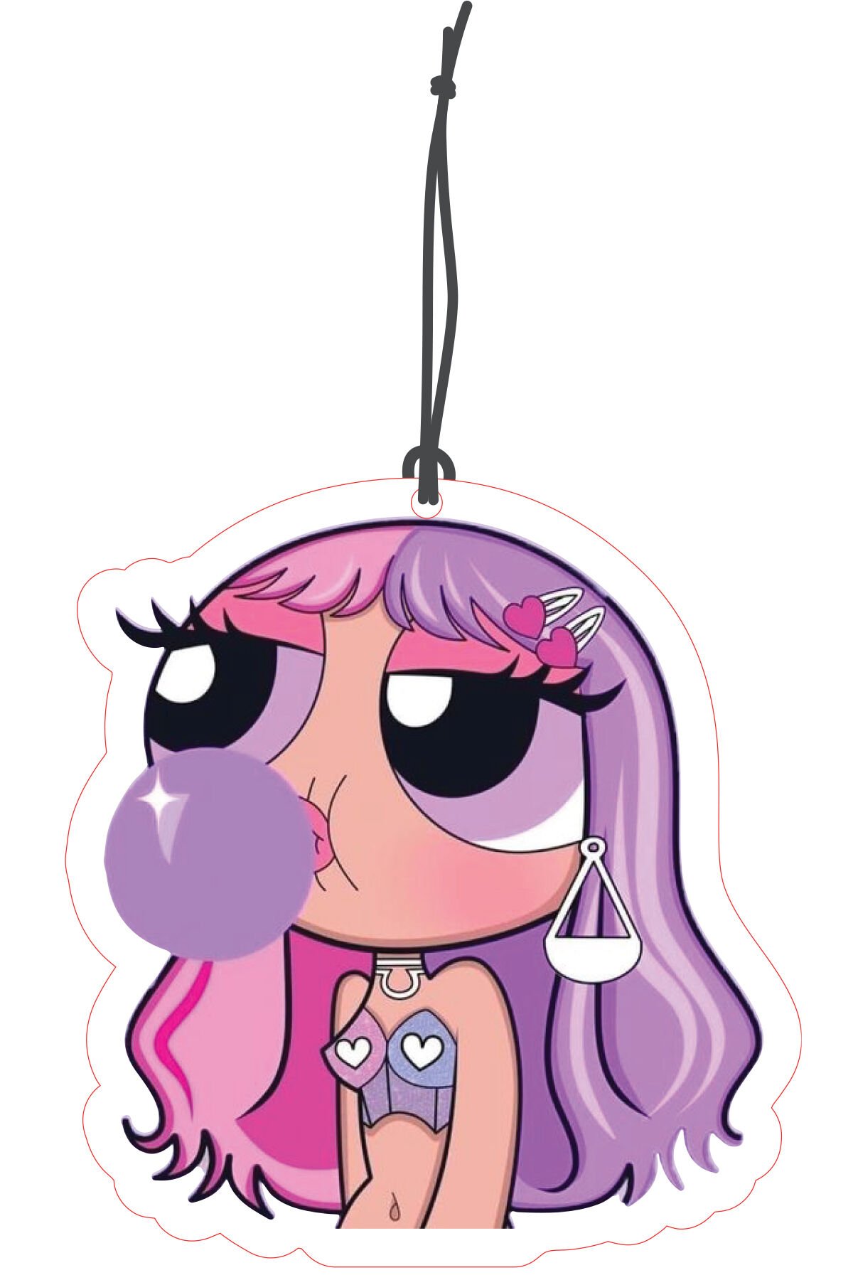 ByMeyla Kötü Kızlar Görselli Dekoratif Oto Kokusu ve Aksesuar Seti