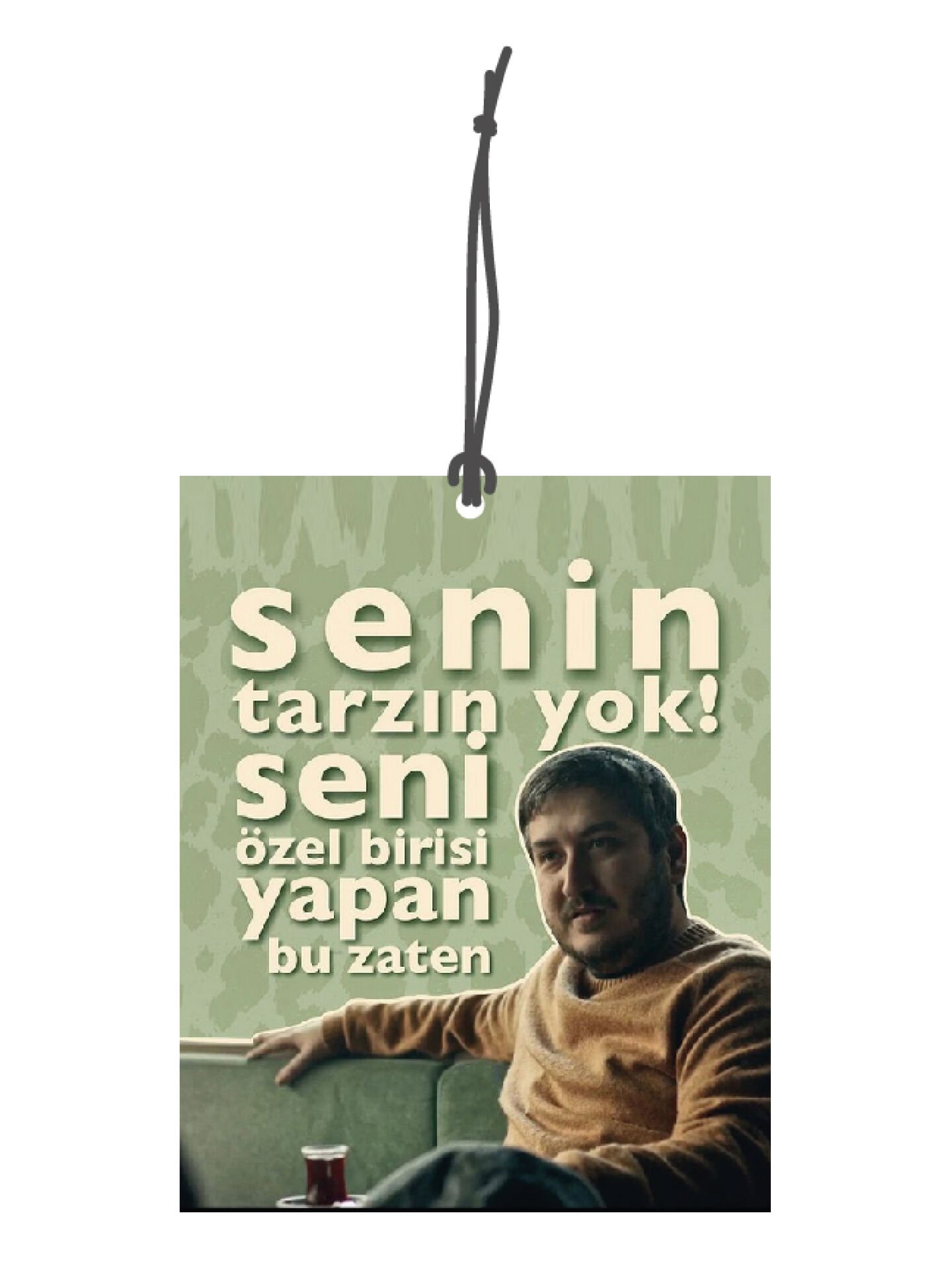 ByMeyla Yılmaz Gibi Dizisi Tarzın Yok Görselli Dekoratif Oto Kokusu ve Aksesuar Seti