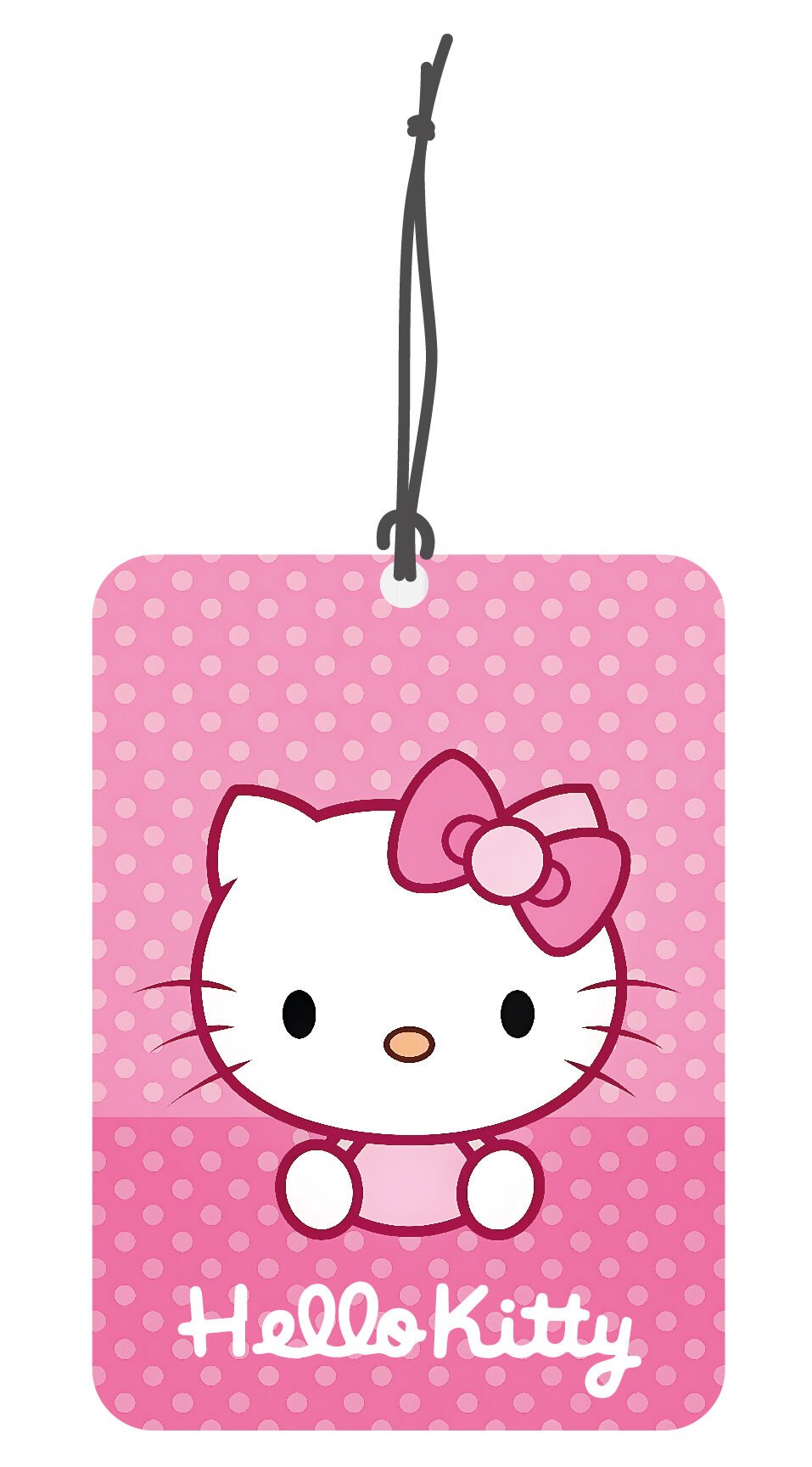 ByMeyla Hello Kity Görselli Dekoratif Oto Kokusu ve Aksesuar Seti