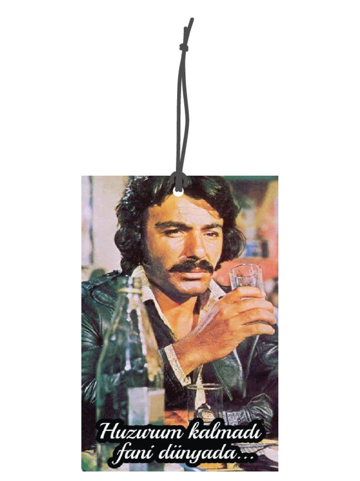 ByMeyla Ferdi Huzurum Kalmadı Görselli Dekoratif Oto Kokusu ve Aksesuar Seti