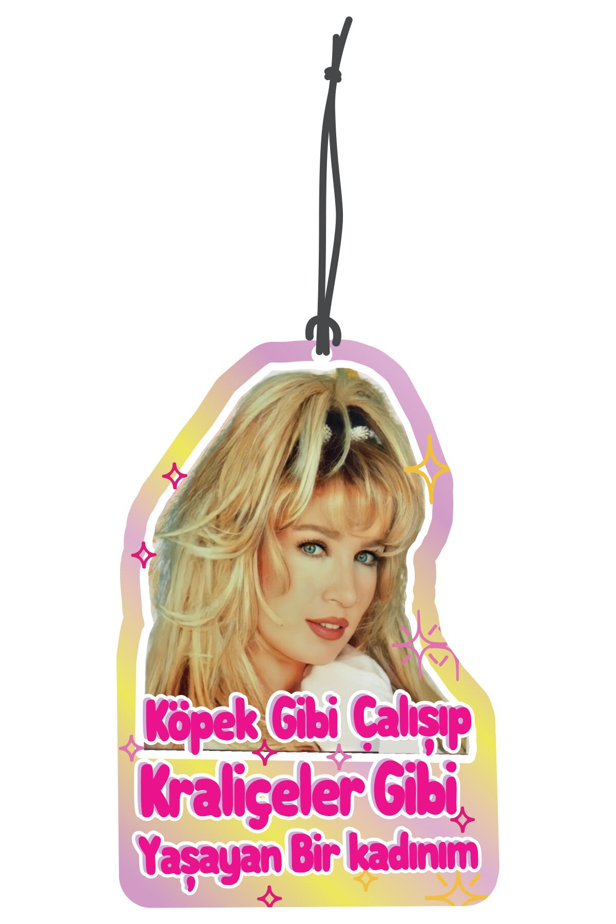 ByMeyla Seda Kraliçeler Gibi Görselli Dekoratif Oto Kokusu ve Aksesuar Seti