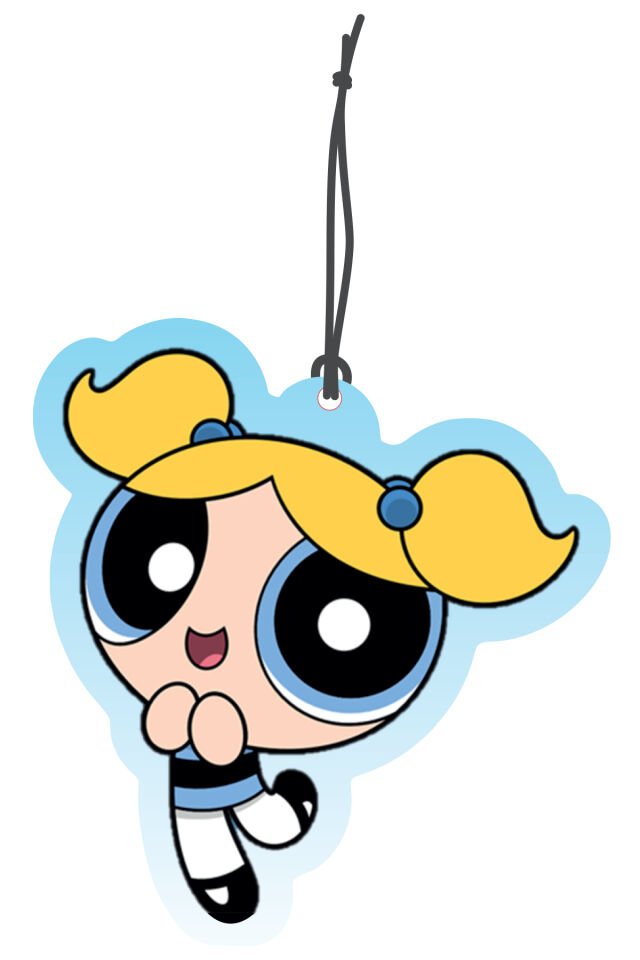 ByMeyla Power Puff Girls Bubless Görselli Dekoratif Oto Kokusu ve Aksesuar Seti