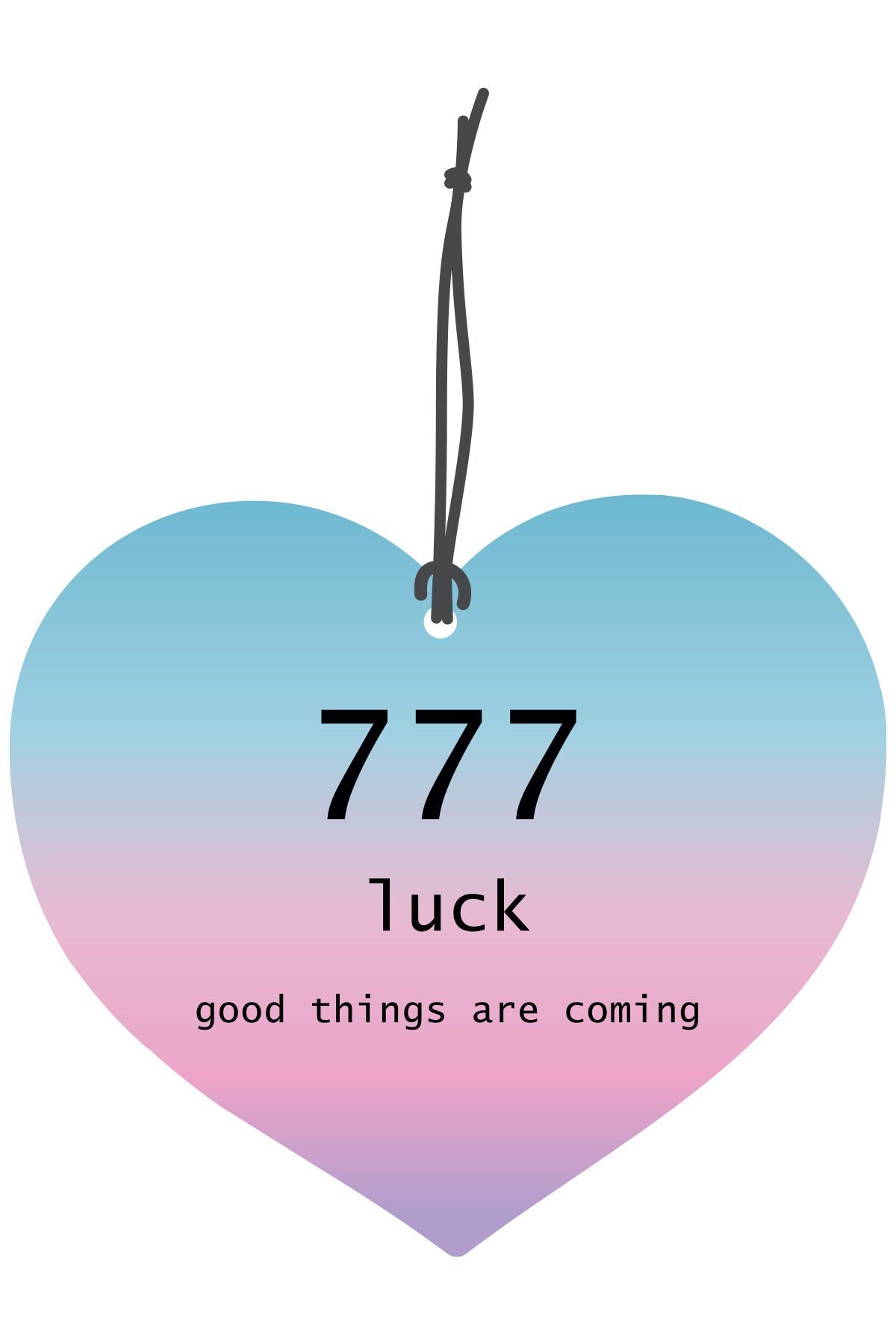 ByMeyla 777  Şans Görselli Dekoratif Oto Kokusu ve Aksesuar Seti