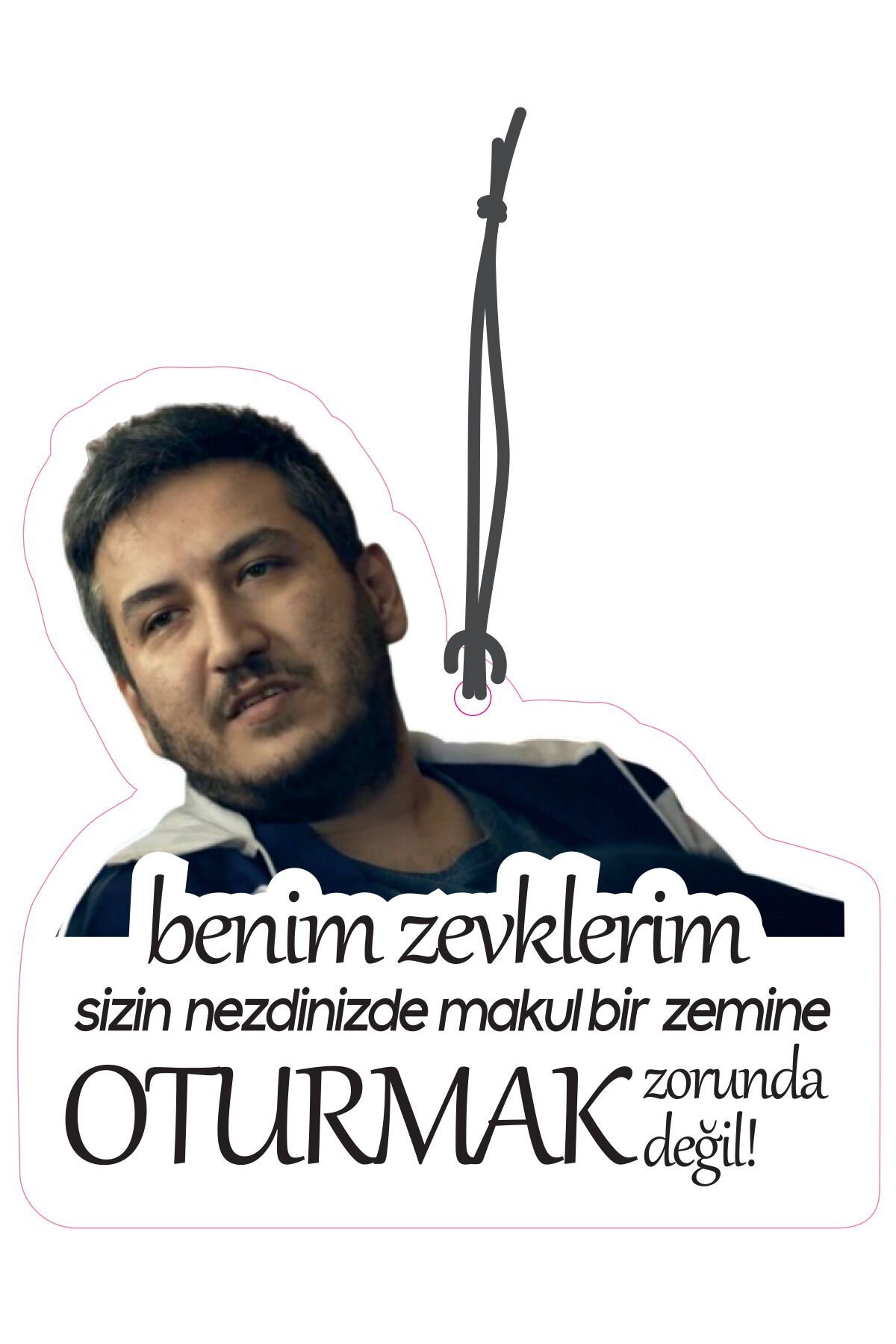 ByMeyla Gibi Dizisi Benim Zevklerim Görselli Dekoratif Oto Kokusu ve Aksesuar Seti