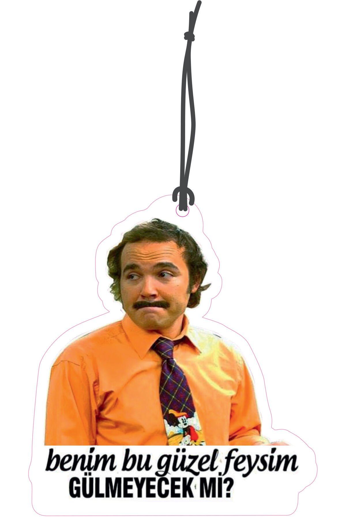 ByMeyla Benim Güzel Feysim Burhan Görselli Dekoratif Oto Kokusu ve Aksesuar Seti