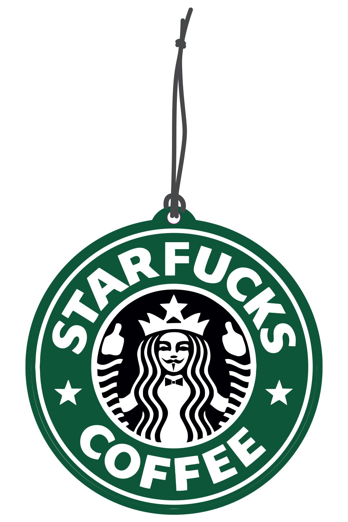 ByMeyla Star Fucks Görselli Dekoratif Oto Kokusu ve Aksesuar Seti