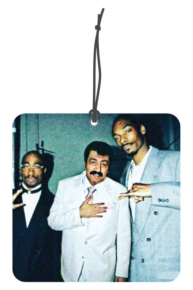 ByMeyla Müslüm Baba 50 Cent Görselli Dekoratif Oto Kokusu ve Aksesuar Seti