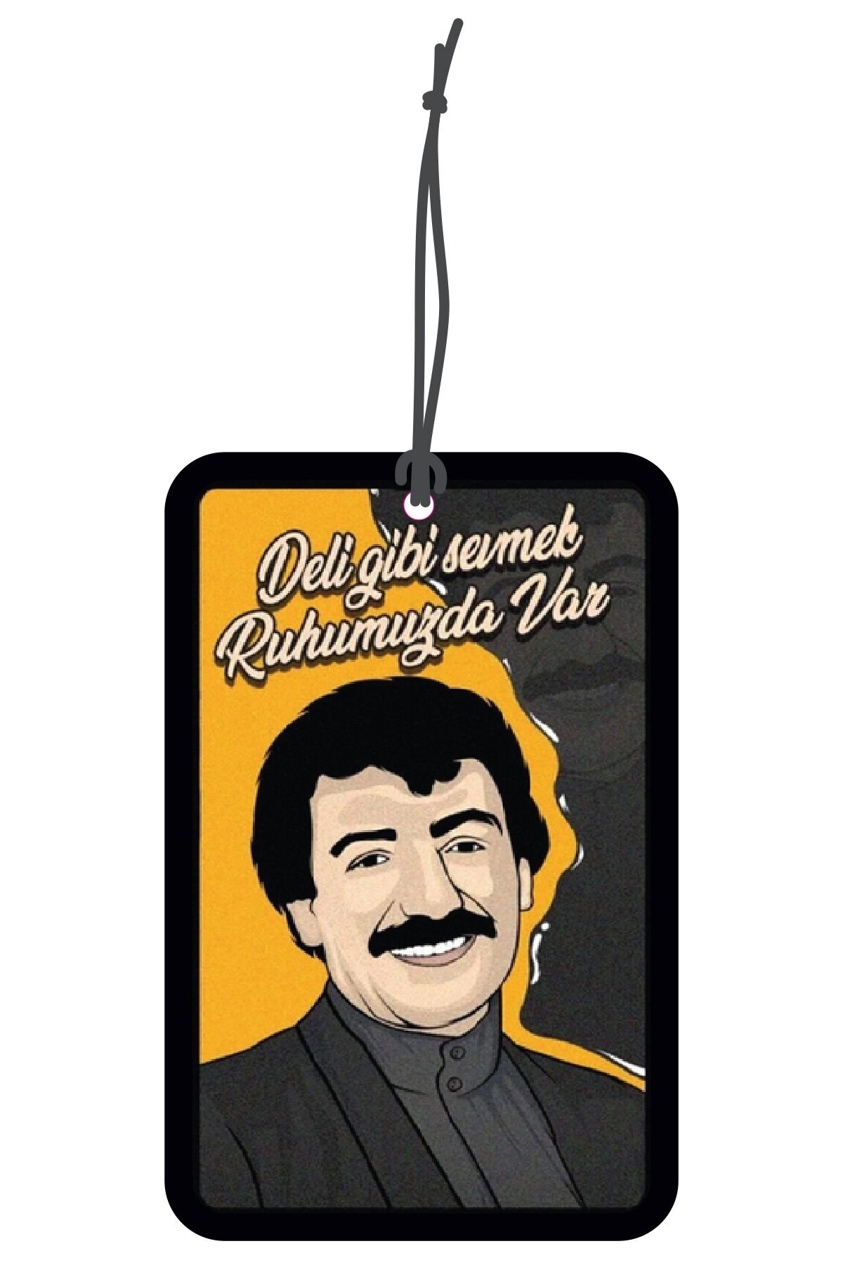 ByMeyla Müslüm Deli Gibi Sevmek Görselli Dekoratif Oto Kokusu ve Aksesuar Seti